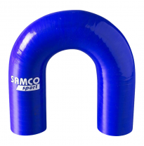 Samco Codo De Silicona 180 Grados - Largo 140mm - ø76mm - Azul